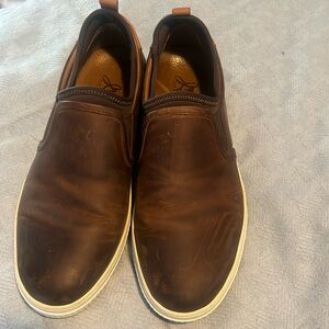 Johnston & Murphy brown leather shoes